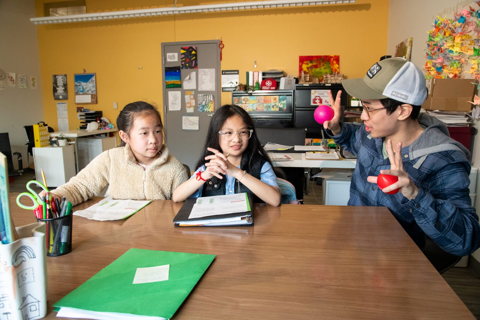 CASL kids being tutored